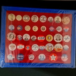 New Sealed  38 Political Buttons